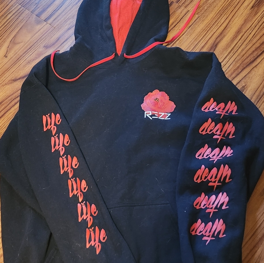 Black and Red REZZ Hoodie